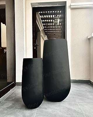 Pots de plantes ronds hauts jardinières d'intérieur extérieur avec trous drainage plantation fleurs et d'arbres plateau. DIAYTAR COTE D'IVOIRE  : votre boutique en ligne discount préférée ! Faites des économies sur des articles essentiels pour votre vie quotidienne, de l'électroménager à l'informatique en passant par la mode et les gadgets. Ne cherchez plus, les meilleurs prix sont chez nous !