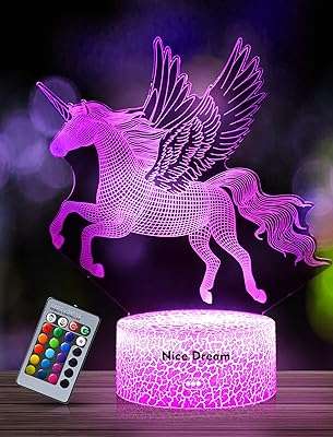 Veilleuse licorne enfants 3d 7 couleurs changeantes lampe de nuit avec télécommande. Bienvenue chez DIAYTAR COTE D'IVOIRE, votre destination ultime pour des articles de qualité à prix cassés ! Explorez notre boutique en ligne regorgeant de produits discount, de la décoration d'intérieur aux appareils électroménagers en passant par l'informatique, la mode branchée et les gadgets innovants.