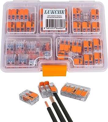 Connecteurs de fil wago 80 pièces connecteur d'épissure compact assortiment d'écrous. Faites des économies importantes sur tous vos achats grâce à DIAYTAR COTE D'IVOIRE, votre boutique en ligne préférée pour des offres discount exceptionnelles. Du petit électroménager à la mode tendance en passant par les gadgets high-tech, découvrez notre large sélection d'articles à prix réduits dès aujourd'hui!