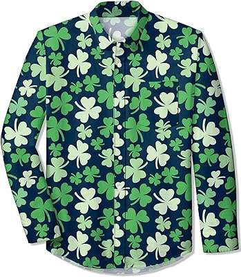 Chemise à manches longues trèfle boutonnée sur le devant pour la saint patrick. Découvrez DIAYTAR COTE D'IVOIRE, votre nouveau repère en ligne pour des achats malins à prix réduit. Parcourez notre catalogue diversifié de produits discount, allant de l'électroménager à l'informatique, en passant par la mode et les gadgets. Obtenez les meilleures offres sans sacrifier la qualité, le tout dans le confort de votre foyer.