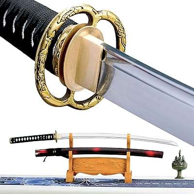 Épée de samouraï japonaise oksss faite à la main katana en bois. Exprimez votre style sans dépenser une fortune avec DIAYTAR COTE D'IVOIRE . Découvrez notre collection de vêtements tendance à prix discount, des dernières innovations de la mode aux classiques intemporels. Soyez à la mode sans vous ruiner, seulement avec DIAYTAR COTE D'IVOIRE .