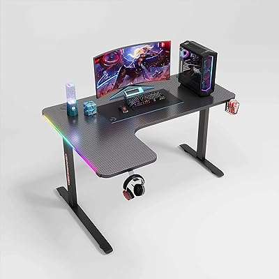 Bureau de jeu avec lumières led rvb. Ne cherchez pas plus loin pour trouver des produits de qualité à prix réduits. DIAYTAR COTE D'IVOIRE  est votre destination en ligne pour tous vos besoins en produits discount, de la maison à l'électroménager, de l'informatique à la mode. Faites des économies substantielles et trouvez les articles parfaits, adaptés à votre budget.