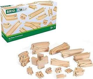 Ensemble de voies de train en bois brio de 50 pièces pour enfants de 3 ans et plus. DIAYTAR COTE D'IVOIRE, votre destination en ligne pour des achats malins. Parcourez notre vaste sélection de produits discount allant de la maison à l'électronique en passant par la mode et l'informatique. Ne sacrifiez pas la qualité pour le prix lorsque vous pouvez avoir les deux chez nous.