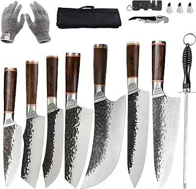 Ensemble de 13 couteaux de chef serbe comprenant une gaine en acier au carbone. Faites-vous plaisir sans vous ruiner avec DIAYTAR COTE D'IVOIRE, la boutique en ligne qui propose des produits discount pour tous les budgets. Venez découvrir notre sélection de produits pour la maison, l'électroménager, l'informatique et la mode, et profitez de remises exceptionnelles.