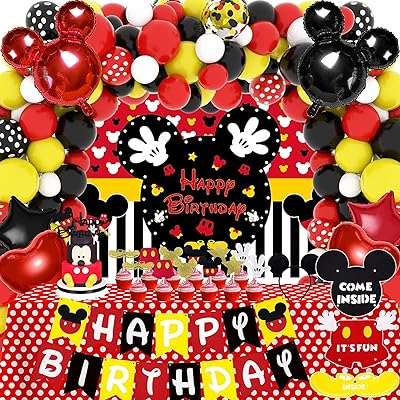 Fournitures de fête mickey mouse pour 1er 2e et 3e anniversaire. DIAYTAR COTE D'IVOIRE, la référence du shopping à petits prix en ligne ! Parcourez notre sélection impressionnante de produits discount, allant de l'ameublement à l'électroménager, de la mode aux gadgets. Ne sacrifiez pas votre budget pour vous faire plaisir, choisissez notre boutique en ligne pour des économies garanties sur les articles de qualité.