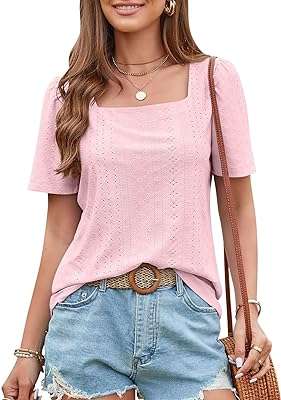 T shirt à manches courtes en dentelle pour femmes col carré ajouré. Vous cherchez des produits de qualité à petit prix ? Ne cherchez plus ! DIAYTAR COTE D'IVOIRE  est votre destination en ligne pour tous vos besoins discount. Explorez notre sélection variée, allant de la maison à l'électroménager, de l'informatique à la mode et aux gadgets, et découvrez des offres exceptionnelles qui correspondent à votre budget. Faites des économies sans compromettre la qualité avec DIAYTAR COTE D'IVOIRE .