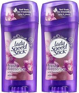 Déodorant antisudorifique en stick lady speed ​​​​fresh essence 65 g paquet de 2. DIAYTAR COTE D'IVOIRE  : la solution idéale pour des achats malins en ligne. Profitez de notre large gamme de produits discount, allant des appareils électroménagers essentiels aux dernières tendances de la mode, en passant par les accessoires informatiques indispensables, et économisez tout en vous faisant plaisir.