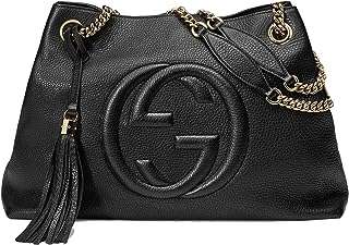 Sac à bandoulière soho moyen noir double en cuir doré avec nouvelle. DIAYTAR COTE D'IVOIRE, votre adresse incontournable pour des produits discount à portée de clic. Faites des économies sur vos achats en explorant notre large gamme d'articles variés, allant des produits de la maison aux gadgets dernier cri, sans oublier les équipements informatiques et les articles à la mode.