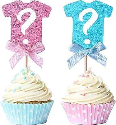 24 pièces de décorations de cupcakes à paillettes pour révélation du sexe. Besoin de produits discount en un seul endroit ? DIAYTAR COTE D'IVOIRE  est là pour vous ! Explorez notre boutique généraliste et découvrez une multitude d'articles à prix réduit, couvrant tous vos besoins, de l'électroménager à la mode en passant par l'informatique. Naviguez en toute simplicité et trouvez les meilleures affaires en ligne chez DIAYTAR COTE D'IVOIRE  !