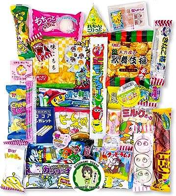 Assortiment de collations japonaises 30 pièces plein de dagashi bonbons gommes guimauves. Bienvenue chez DIAYTAR COTE D'IVOIRE, votre destination ultime pour des articles de qualité à prix cassés ! Explorez notre boutique en ligne regorgeant de produits discount, de la décoration d'intérieur aux appareils électroménagers en passant par l'informatique, la mode branchée et les gadgets innovants.