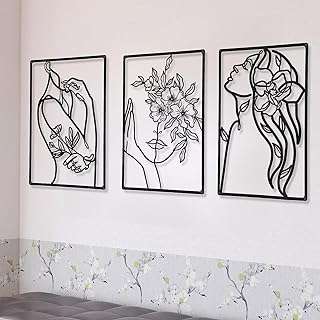 The white shop art mural abstrait en métal pour femme simple. DIAYTAR COTE D'IVOIRE  - Votre source infaillible pour des achats discount en ligne. Explorez notre catalogue en constante évolution et découvrez des produits variés pour la maison, des appareils électroménagers essentiels, des gadgets sophistiqués et bien plus encore. Profitez de nos offres attractives et renouvelez votre intérieur, votre look et votre vie sans vous ruiner !