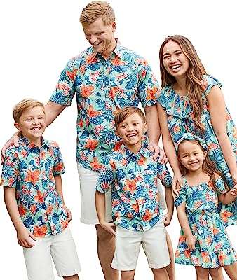 Enfants petits garçons père et fils chemise à manches courtes boutonnée sur le devant. Avec DIAYTAR COTE D'IVOIRE, profitez de tarifs attractifs sur une large gamme de produits discount. Équipez votre maison avec des appareils électroménagers de qualité, restez à la pointe de la mode grâce à notre sélection de vêtements abordables et découvrez les dernières innovations technologiques à prix réduits.