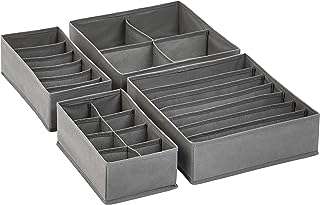 Organisateur de rangement pour tiroirs de placard amazonbasics lot de 4 gris. Achetez intelligemment chez DIAYTAR COTE D'IVOIRE  et profitez de notre vaste sélection de produits discount. De la décoration pour votre maison aux ustensiles de cuisine en passant par les appareils électroménagers, notre boutique en ligne généraliste vous offre la possibilité de faire des économies tout en vous procurant des produits de qualité.