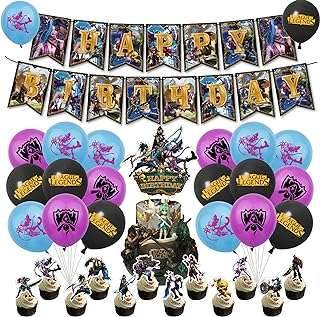 Décoration fête anniversaire league of legends ballons ornements gâteau bannière joyeux. Faites des économies considérables chez DIAYTAR COTE D'IVOIRE, votre destination en ligne pour des produits discount. Notre boutique propose une large sélection d'articles pour la maison, l'électroménager, l'informatique, la mode et bien plus encore, avec des tarifs compétitifs et une satisfaction client garantie.