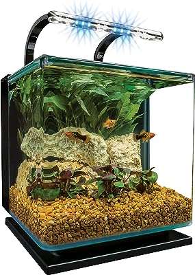 Ensemble d'aquarium contour marineland de 3 gallons coins ronds en verre. DIAYTAR COTE D'IVOIRE  - la meilleure adresse en ligne pour des achats discount dans tous les domaines ! Découvrez notre vaste choix de produits, de la maison à l'électroménager en passant par l'informatique et la mode. Profitez des réductions incroyables sur des articles de qualité, vous permettant d'économiser sans compromis. Avec des options de livraison rapides et notre engagement envers votre satisfaction, bénéficiez d'une expérience d'achat en ligne sans tracas chez nous !