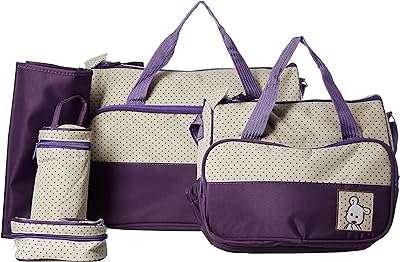 Ensemble de sacs à couches multifonctionnels pour bébé 5 en 1. Ne payez plus le prix fort pour des produits de qualité grâce à DIAYTAR COTE D'IVOIRE . Notre boutique en ligne propose une gamme étendue de produits discount, de l'électroménager à l'informatique en passant par la mode et les gadgets. Faites des économies tout en restant à la pointe des tendances !