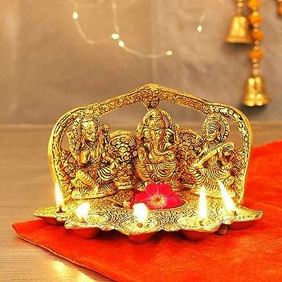 Rubans de marée ganesh saraswati idole de lakshmi statue du dieu hindou. Faites des économies intelligentes avec DIAYTAR COTE D'IVOIRE  ! Découvrez notre assortiment discount de produits pour la maison, l'électroménager, l'informatique, la mode et les gadgets. Profitez de prix réduits sans compromis sur la qualité, et offrez-vous tout ce dont vous avez besoin à petit prix.