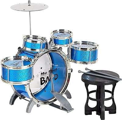 Batterie rock et jazz pour enfants bleu. DIAYTAR COTE D'IVOIRE  est votre guichet unique pour des produits discount de premier ordre. Parcourez notre catalogue en ligne et découvrez notre sélection soigneusement choisie d'articles pour la maison, l'électroménager, l'informatique et la mode, tous disponibles à des prix abordables. Vous ne trouverez pas de meilleurs deals ailleurs !