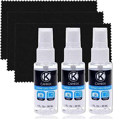 Kit de nettoyage d'écran et d'objectif cammix spray nettoyant chiffon en microfibre. DIAYTAR COTE D'IVOIRE, votre destination incontournable pour des produits discount de qualité. Que vous recherchiez des articles pour la maison, l'électroménager, l'informatique, la mode ou les gadgets, notre boutique en ligne saura répondre à tous vos besoins sans vous ruiner !