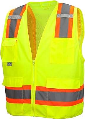 Gilet de sécurité d'arpenteur pyramex lumen x class ii avec 8 poches. Économisez intelligemment avec DIAYTAR COTE D'IVOIRE, la boutique en ligne qui vous propose une variété de produits discount à des prix défiant toute concurrence. Des indispensables pour la maison aux gadgets les plus tendances, en passant par les dernières nouveautés en mode et en informatique, vous trouverez tout ce dont vous avez besoin pour moins cher, sans compromis sur la qualité !