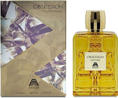 Parfum anfar obsession pour femme 100ml eau. Ne cherchez plus, DIAYTAR COTE D'IVOIRE  est la boutique en ligne qu'il vous faut pour trouver tout ce dont vous avez besoin à petit prix ! Du petit électroménager aux articles de mode tendance en passant par les dernières technologies, explorez notre vaste catalogue et réalisez de véritables bonnes affaires !