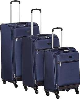 Sac à roulettes souple amazonbasics ensemble de 3 pièces bleu foncé. DIAYTAR COTE D'IVOIRE  : votre destination en ligne pour des achats discount en toute facilité. Explorez notre vaste sélection de produits comprenant des articles pour la maison, des appareils électroniques, des vêtements à la mode et bien plus encore. Profitez des meilleurs prix et faites de bonnes affaires chez DIAYTAR COTE D'IVOIRE  !