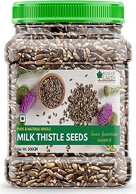 Bliss of earth 500 g de graines de chardon marie super aliment biologique pour le nettoyage. DIAYTAR COTE D'IVOIRE, votre boutique en ligne préférée pour dénicher des produits à prix discount. Rendez-vous sur notre site pour trouver toutes les bonnes affaires de la maison à l'électroménager en passant par les gadgets high-tech. Ne sacrifiez pas la qualité pour économiser, optez pour DIAYTAR COTE D'IVOIRE  !