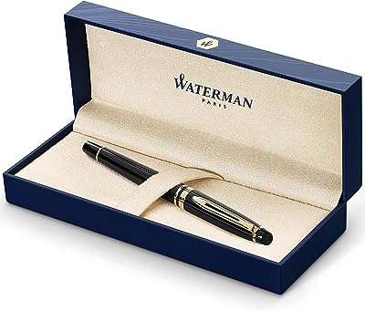 Stylo à bille waterman noir brillant avec plume en or 23. DIAYTAR COTE D'IVOIRE, votre partenaire pour des achats électroniques à prix discount. Découvrez notre large choix d'appareils high-tech, des smartphones aux téléviseurs en passant par les enceintes et les caméras. Profitez de nos offres imbattables pour vous équiper des dernières innovations technologiques sans vous ruiner.