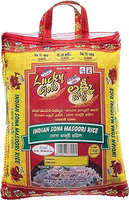 Riz indien sona musuri lucky gold 5 kg 1040744. À la recherche de bons plans pour équiper votre maison à moindre coût ? DIAYTAR COTE D'IVOIRE  est là pour vous ! Découvrez notre sélection de produits discount pour la maison, de l'électroménager à la décoration, et profitez de prix imbattables tout au long de l'année.
