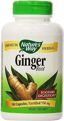 Nature's way racine de gingembre 550 mg. 180 gélules végétariennes. Explorez DIAYTAR COTE D'IVOIRE  et découvrez une variété impressionnante de produits discount pour la maison, l'électroménager, l'informatique et la mode. Avec des offres irrésistibles et une livraison rapide, faites des économies tout en obtenant des produits de qualité.