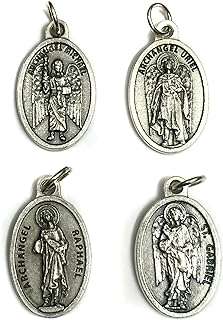 Lot de 4 colliers avec pendentif médaillon michael gabriel raphael uriel pour prière. DIAYTAR COTE D'IVOIRE  : votre destination shopping discount ! Découvrez notre boutique en ligne généraliste qui vous offre une multitude de produits à prix cassés, allant de l'électroménager à l'informatique en passant par la mode et les gadgets. Faites le choix du meilleur rapport qualité-prix et trouvez tout ce dont vous avez besoin en visitant notre site dès maintenant !