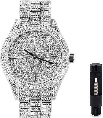 Montre de luxe à diamants glacés de 43 mm pour hommes bracelet. Faites des économies sans sacrifier la qualité avec DIAYTAR COTE D'IVOIRE . Notre boutique en ligne propose une immense variété de produits discount, allant des appareils électroménagers aux vêtements tendance et aux gadgets les plus populaires. Trouvez tout ce dont vous avez besoin à des prix incroyables !