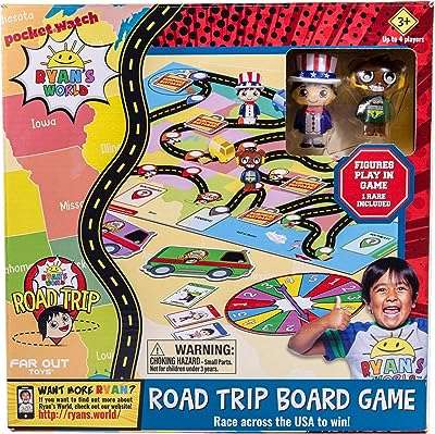 Le road trip mondial de ryan par far out toys voyage à travers les 50