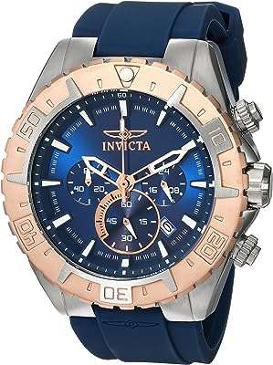 Montre à quartz en acier inoxydable avec bracelet en silicone noir invicta pour hommes. DIAYTAR COTE D'IVOIRE  deviendra rapidement votre référence pour tous vos besoins discount en ligne. Découvrez notre vaste assortiment de produits allant des indispensables de la maison aux dernières innovations technologiques, en passant par les vêtements et les accessoires de mode à prix cassés. Profitez de notre offre exceptionnelle dès maintenant !