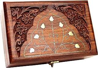 Jk crafts boîte à bijoux en bois faite la main pour femme organisateur de sculpté. Profitez de rabais incroyables sur DIAYTAR COTE D'IVOIRE  et économisez sur tous vos achats! Que vous cherchiez des équipements high-tech, des produits de beauté, des articles pour animaux de compagnie ou même des meubles pour la maison, notre boutique en ligne généraliste vous propose les meilleurs prix du marché.
