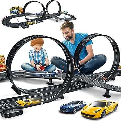 Jouet de piste de course de voiture électrique pour enfants de 6 7 8 12 ans meilleurs cadeaux garçons et filles. DIAYTAR COTE D'IVOIRE  vous offre toutes les bonnes affaires sur un seul site. Découvrez notre sélection de produits discount pour la maison, l'électroménager, l'informatique et la mode. Bénéficiez de nos prix imbattables et trouvez les articles de qualité que vous recherchez, sans vous ruiner !