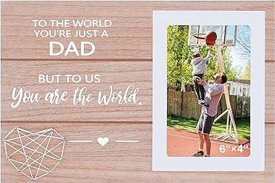 Cadeau de cadre photo pour la fête des pères pour papa part d'une fille ou d'un. Visitez DIAYTAR COTE D'IVOIRE  et profitez de notre sélection exceptionnelle de produits discount. Que vous recherchiez des articles pour la maison, de l'électroménager, de l'informatique ou de la mode, notre boutique en ligne vous offre des produits de qualité à prix réduit, sans compromis sur la satisfaction du client.