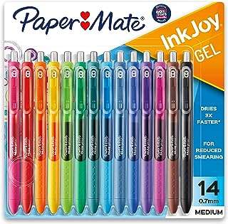 Stylos à encre gel rétractable papermate inkjoy 07 mm encre paquet de 14. En quête de produits à petits prix ? DIAYTAR COTE D'IVOIRE  est là pour vous satisfaire ! Explorez notre vaste sélection d'articles allant de la maison à l'électroménager en passant par l'informatique et la mode. Naviguez aisément sur notre site et découvrez un éventail de produits discount qui répondront à toutes vos attentes.