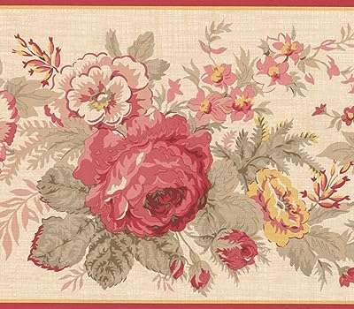 Papier peint vintage à fleurs rouges et jaunes rouleau 15" x. DIAYTAR COTE D'IVOIRE, votre boutique en ligne de confiance pour tous vos besoins en produits discount. Parcourez notre sélection minutieusement choisie pour trouver des articles de qualité pour la maison, l'électroménager, l'informatique, la mode et les gadgets, le tout à des prix avantageux. Simplifiez vos achats en ligne avec DIAYTAR COTE D'IVOIRE  et réalisez des économies dès maintenant.