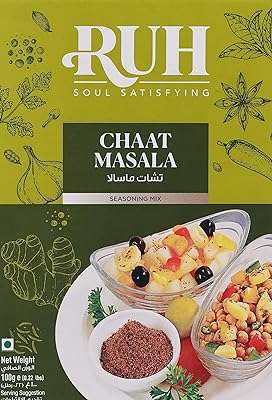 Ruh chaat masala 100 g. Explorez DIAYTAR COTE D'IVOIRE, la boutique en ligne généraliste idéale pour les amateurs de bonnes affaires. Que vous soyez à la recherche d'appareils électroménagers, de produits informatiques ou de vêtements à la mode, notre sélection variée et notre politique de prix discount vous combleront.