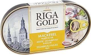 Filet de maquereau doré de riga v oil 190g. Achetez intelligemment chez DIAYTAR COTE D'IVOIRE  et profitez de notre vaste sélection de produits discount. De la décoration pour votre maison aux ustensiles de cuisine en passant par les appareils électroménagers, notre boutique en ligne généraliste vous offre la possibilité de faire des économies tout en vous procurant des produits de qualité.