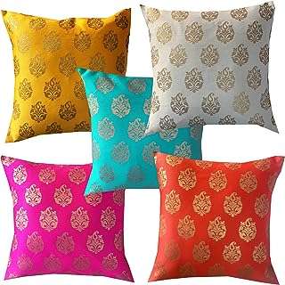 Housse de coussin carrée en soie jacquard perroquet rose (multicolore 16". DIAYTAR COTE D'IVOIRE  - La destination en ligne pour les chasseurs de bonnes affaires ! Parcourez notre sélection incroyable de produits discount, comprenant tout, des appareils ménagers aux gadgets dernier cri. Faites des économies sans sacrifier la qualité avec DIAYTAR COTE D'IVOIRE .