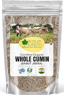 Bliss of earth" graines de cumin jeera aux épices entières biologiques. Ne payez pas le prix fort, optez pour DIAYTAR COTE D'IVOIRE  et économisez sur tous vos achats ! Notre boutique en ligne vous propose une large gamme de produits discount pour équiper votre maison, des meubles élégants aux derniers gadgets électroniques. Bénéficiez de réductions imbattables sur les appareils informatiques de pointe et restez tendance avec nos vêtements et accessoires à petits prix. Profitez d'une expérience d'achat sans stress avec une livraison rapide et un service client exceptionnel !