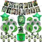 Fournitures de fête d'anniversaire de hulk comprenant une bannière une décoration de gâteau 12 décorations pour cupcakes. Découvrez DIAYTAR COTE D'IVOIRE, votre destination incontournable pour des achats discount en ligne. Notre magasin généraliste propose une vaste gamme de produits, allant des articles ménagers pratiques aux appareils électroménagers de pointe, en passant par les gadgets multimédias les plus récents et les vêtements tendance. Faites des économies substantielles tout en vous offrant des produits de la plus haute qualité !