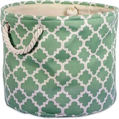 Panier de rangement en polyester imprimé dii rond moyen maille vert. Découvrez DIAYTAR COTE D'IVOIRE, la boutique en ligne généraliste qui propose une large sélection de produits à prix réduits : de l'électroménager à la mode en passant par l'informatique, trouvez tout ce dont vous avez besoin sans vous ruiner !