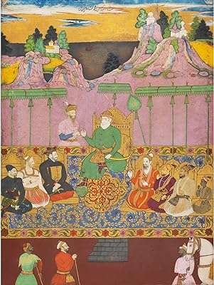 Muhammad la maison de bijapur mughal peinture murale de qualité supérieure impression sur toile. Découvrez DIAYTAR COTE D'IVOIRE  et profitez de notre sélection exceptionnelle de produits discount à des prix imbattables. Que vous recherchiez des appareils électroménagers de qualité, des gadgets high-tech dernier cri ou des accessoires de mode à petit prix, vous trouverez tout cela dans notre boutique en ligne.