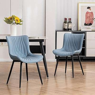 Chaise de salle à manger bleue utasset lot de 2 chaises rembourrées en simili. Faites des économies sur tous vos achats en ligne avec DIAYTAR COTE D'IVOIRE, la référence en termes de boutique en ligne discount. Parcourez notre large gamme de produits allant de la maison à l'électroménager, de l'informatique à la mode et des gadgets, et trouvez tout ce dont vous avez besoin à des prix incroyables. Profitez de nos offres exclusives et commandez dès maintenant pour une livraison rapide à votre porte.