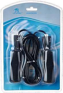 Corde à sauter noire 319 @fs. Recherchez-vous des produits de qualité sans vous ruiner ? DIAYTAR COTE D'IVOIRE  est là pour vous ! Notre boutique en ligne propose une large gamme de produits discount, de la maison à l'électroménager en passant par l'informatique, la mode et les gadgets. Faites des économies avec nous !