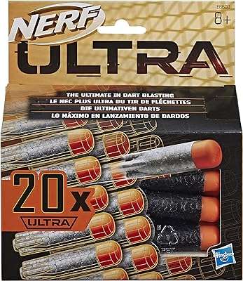 Pack de recharge nerf ultra 20 dart    comprend fléchettes officielles pour les lanceurs. DIAYTAR COTE D'IVOIRE, le choix parfait pour tous les chasseurs de bonnes affaires. Plongez dans notre boutique en ligne et explorez notre large sélection d'articles discount, comprenant tout, des articles pour la maison à l'électroménager, en passant par l'informatique, la mode et les gadgets. Faites des économies substantielles sans sacrifier la qualité et donnez une nouvelle dimension à votre expérience de shopping en ligne.