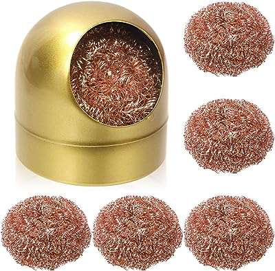 Ensemble de 6 nettoyants pour pointes à souder tunstick comprenant 5 fils de nettoyage avec support. DIAYTAR COTE D'IVOIRE  est votre guichet unique pour des produits discount de premier ordre. Parcourez notre catalogue en ligne et découvrez notre sélection soigneusement choisie d'articles pour la maison, l'électroménager, l'informatique et la mode, tous disponibles à des prix abordables. Vous ne trouverez pas de meilleurs deals ailleurs !